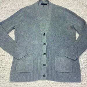 Banana Republic Men's Gray Knit Cardigan